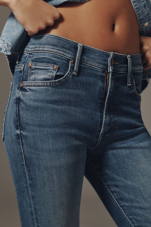 MOTHER The Insider Flood Mid-Rise Fray Jeans #2