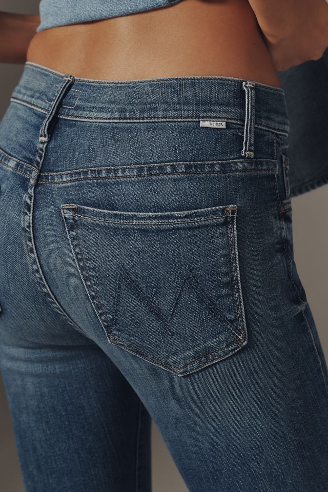 MOTHER The Insider Flood Mid-Rise Fray Jeans #4