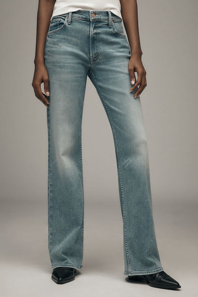 MOTHER The Bookie Sneak High-Rise Wide-Leg Jeans #1