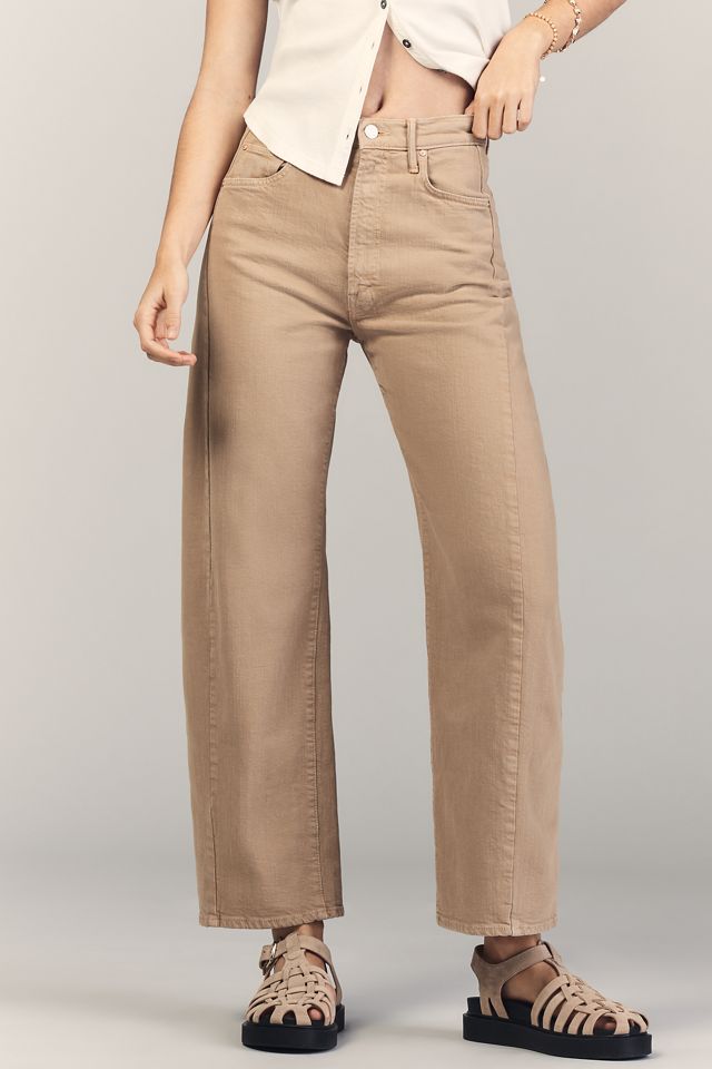 MOTHER The Half Pipe Flood High-Rise Barrel Jeans