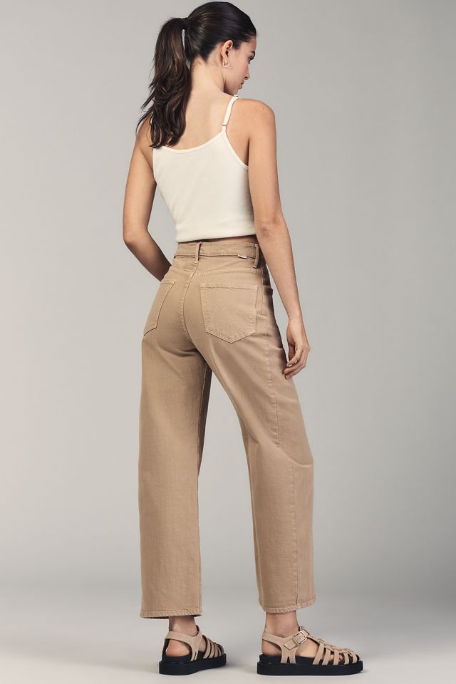MOTHER The Half Pipe Flood High-Rise Barrel Jeans