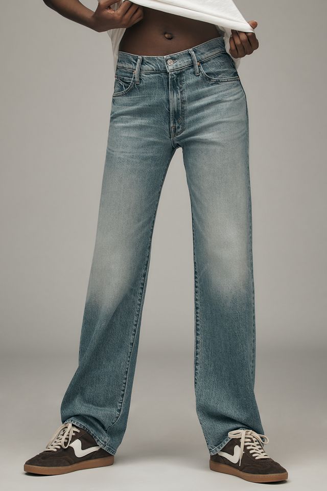 MOTHER The Tunnel Vision Sneak Mid-Rise Wide-Leg Jeans #3