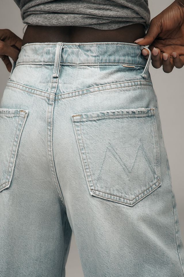 MOTHER The Full Pipe Flood High-Rise Barrel Jeans #4