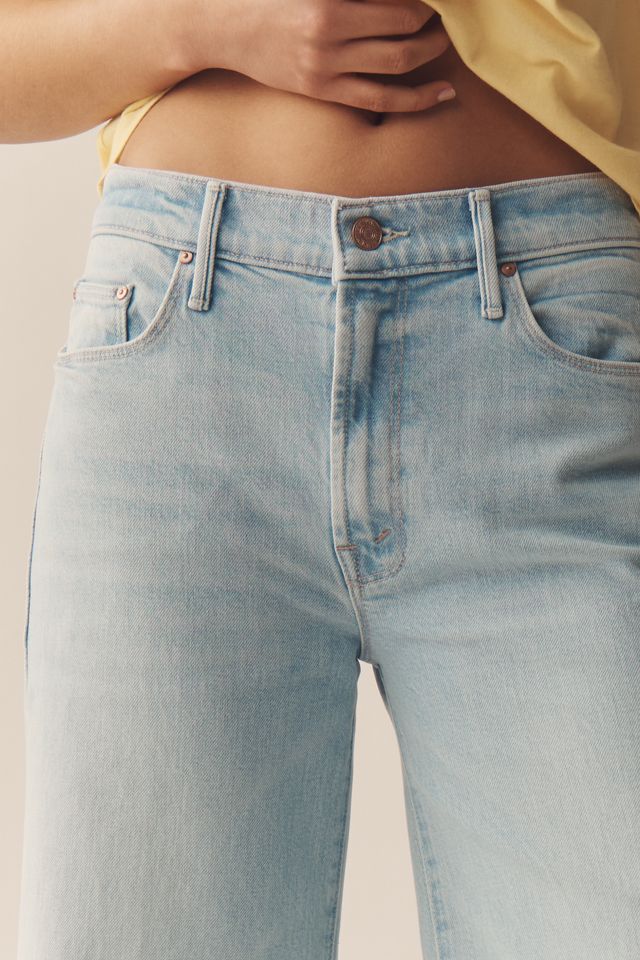 MOTHER The Twister Mid-Rise Ankle Fray Jeans #3