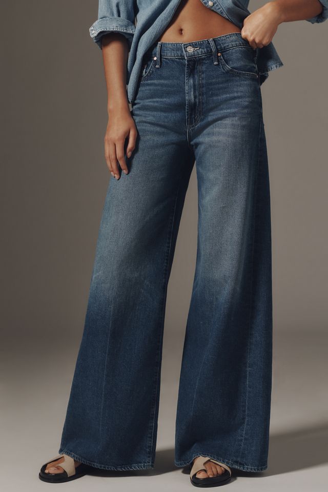 MOTHER The Undercover Sneak High-Rise Wide-Leg Jeans #1