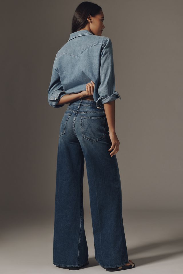 MOTHER The Undercover Sneak High-Rise Wide-Leg Jeans #3