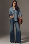MOTHER The Undercover Sneak High-Rise Wide-Leg Jeans
