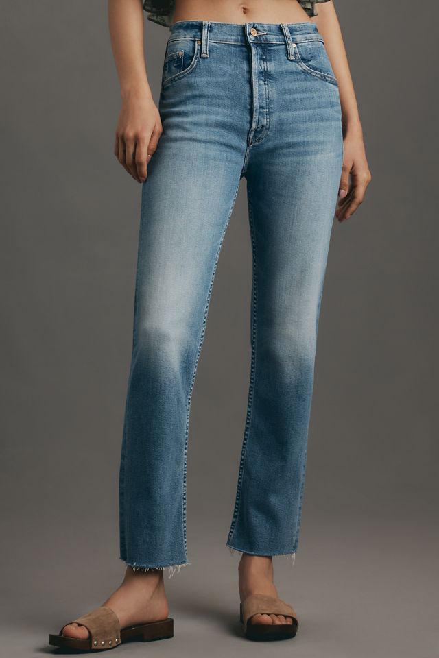 MOTHER The Tomcat Flood High-Rise Straight-Leg Jeans #1