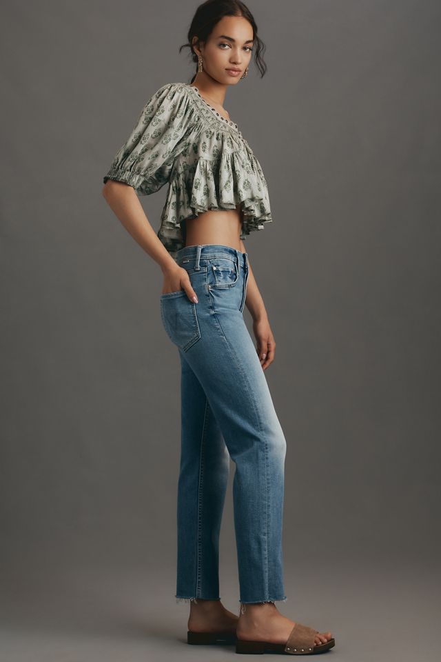 MOTHER The Tomcat Flood High-Rise Straight-Leg Jeans #3