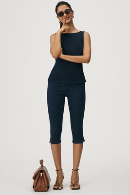 Mother The Nothing Bunny High-rise Pedal Pusher Jeans