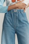MOTHER The Kitchen Drawer Skimp Pull-On High-Rise Wide-Leg Jeans
