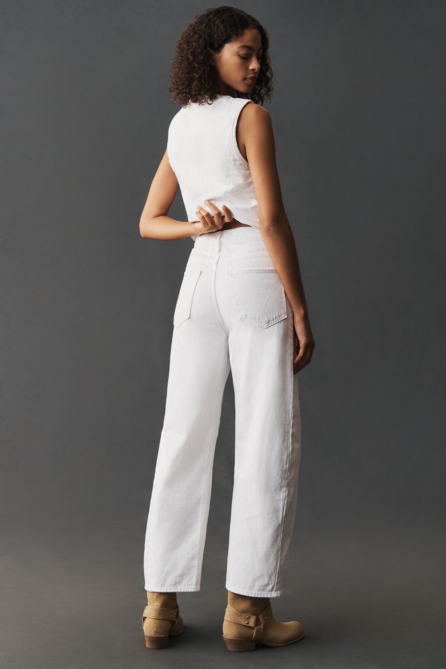 MOTHER The Full Pipe Flood High-Rise Barrel Jeans #2