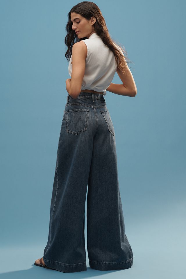MOTHER The Headliner Sneak High-Rise Wide-Leg Jeans #3