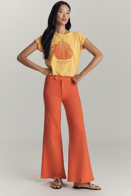 Mother The Tap Roller Skimp High-rise Flare Jeans