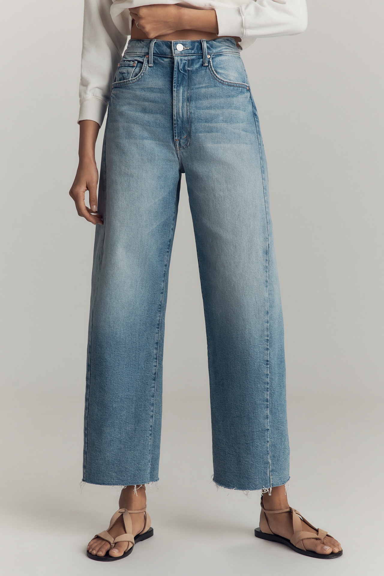 MOTHER The Half-Pipe High-Rise Tapered Jeans