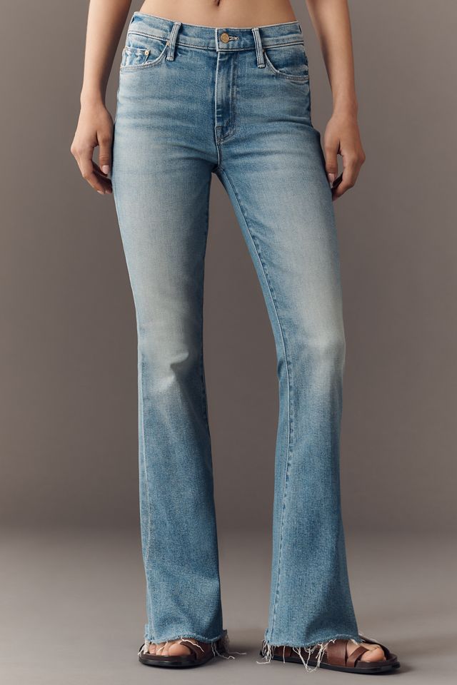 MOTHER The Weekender Mid-Rise Fray Jeans #1