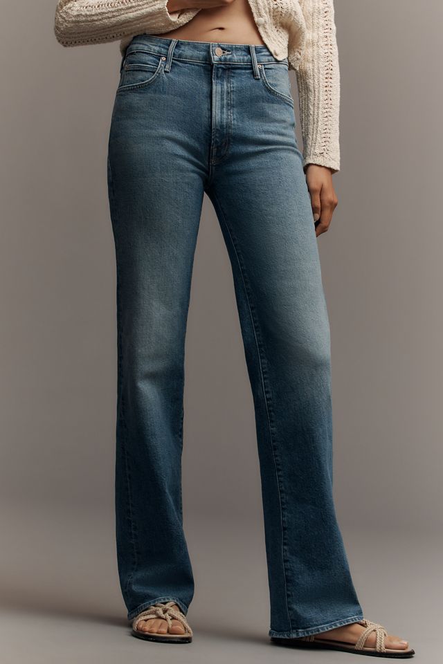 MOTHER The Kick It High-Rise Straight-Leg Jeans #1