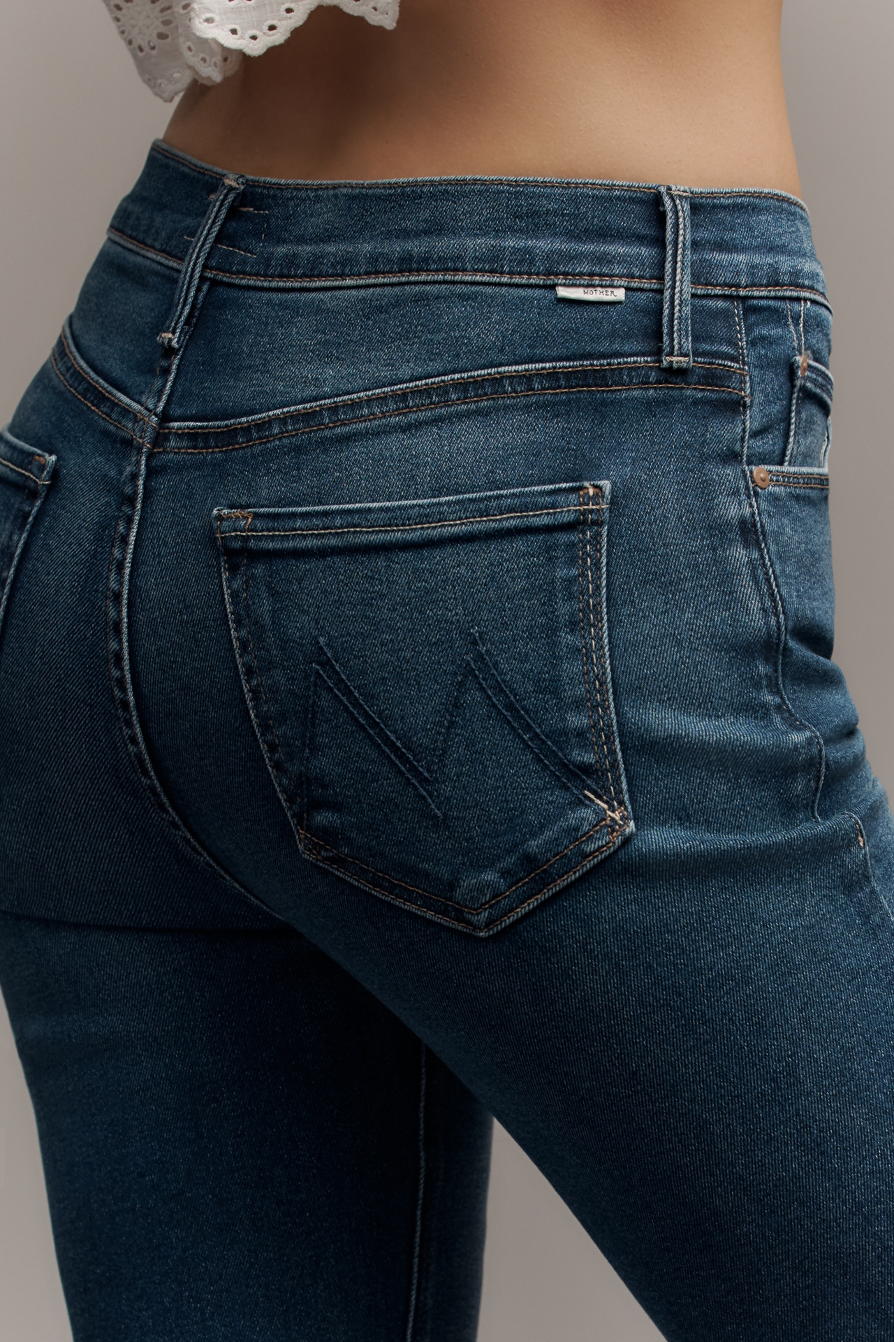 MOTHER The Doozy Fray High-Rise Flare Jeans