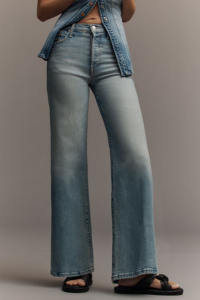 MOTHER The Tomcat Roller High-Rise Wide-Leg Jeans #1