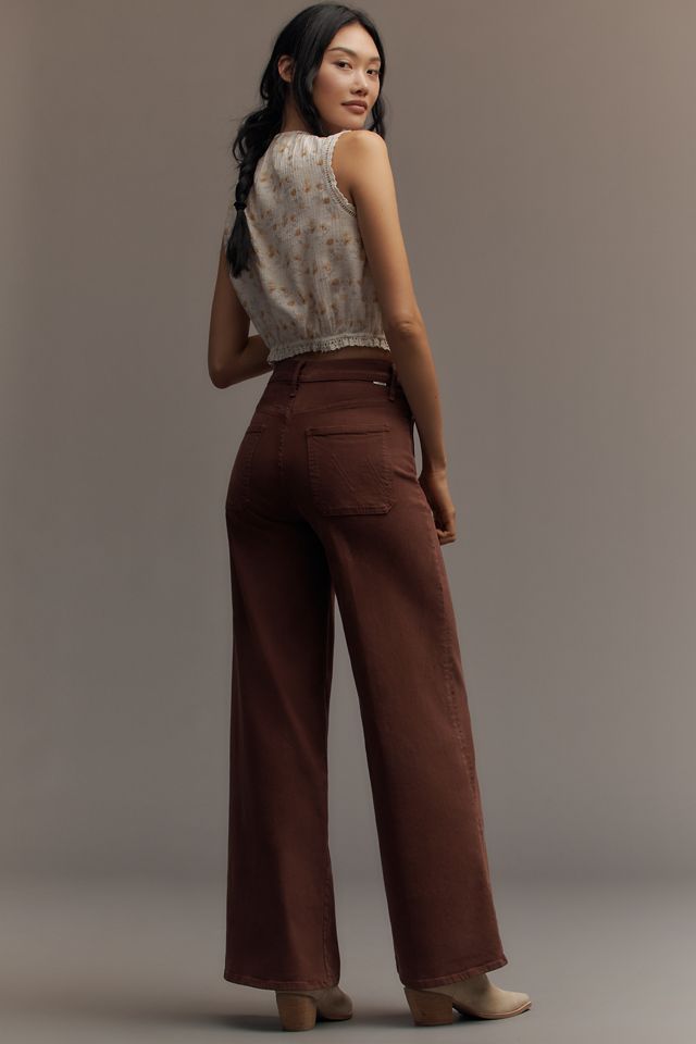 MOTHER The Patch Pocket Undercover Sneak High-Rise Wide-Leg Jeans #2