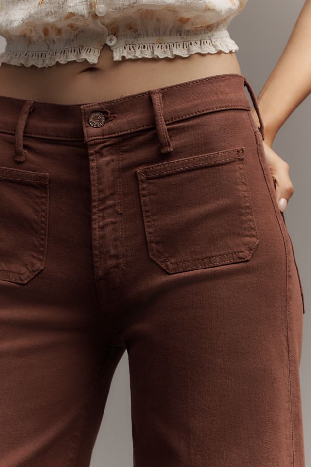 MOTHER The Patch Pocket Undercover Sneak High-Rise Wide-Leg Jeans #3