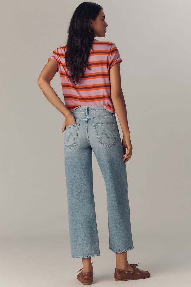 MOTHER The Maven Ankle Mid-Rise Straight-Leg Jeans #2