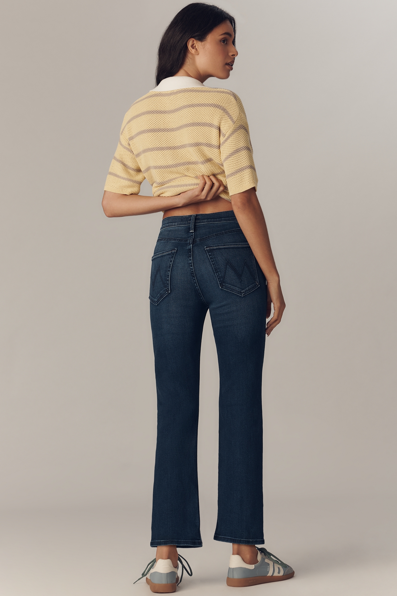 MOTHER The Tripper Ankle High-Rise Crop Flare Jeans