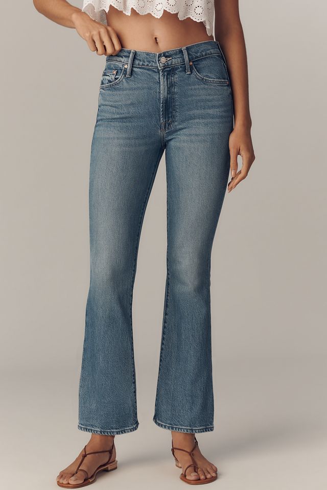 MOTHER The Outsider Flood Mid-Rise Straight-Leg Jeans #1
