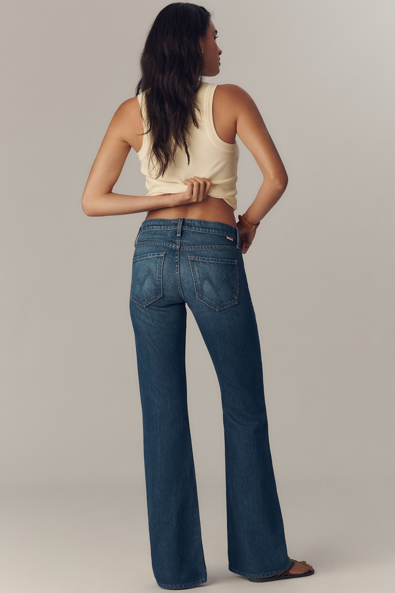 MOTHER The Takeout Low-Rise Bootcut Jeans