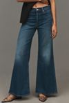 MOTHER The Tomcat Roller Skimp Mid-Rise Wide-Leg Jeans