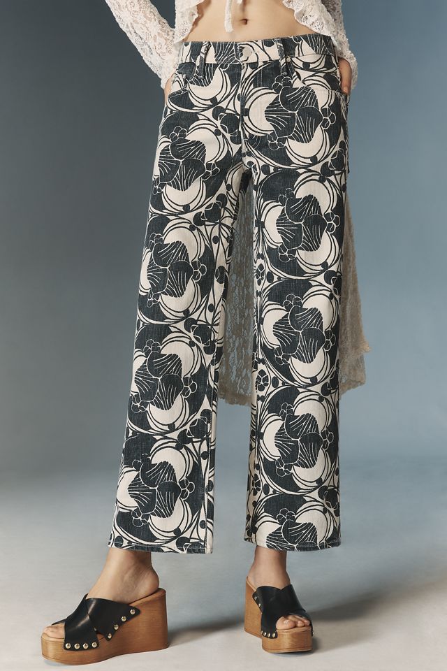 MOTHER The Rambler Zip Ankle Mid-Rise Straight-Leg Jeans #1
