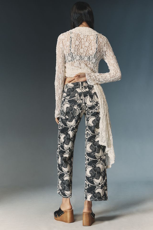 MOTHER The Rambler Zip Ankle Mid-Rise Straight-Leg Jeans #2