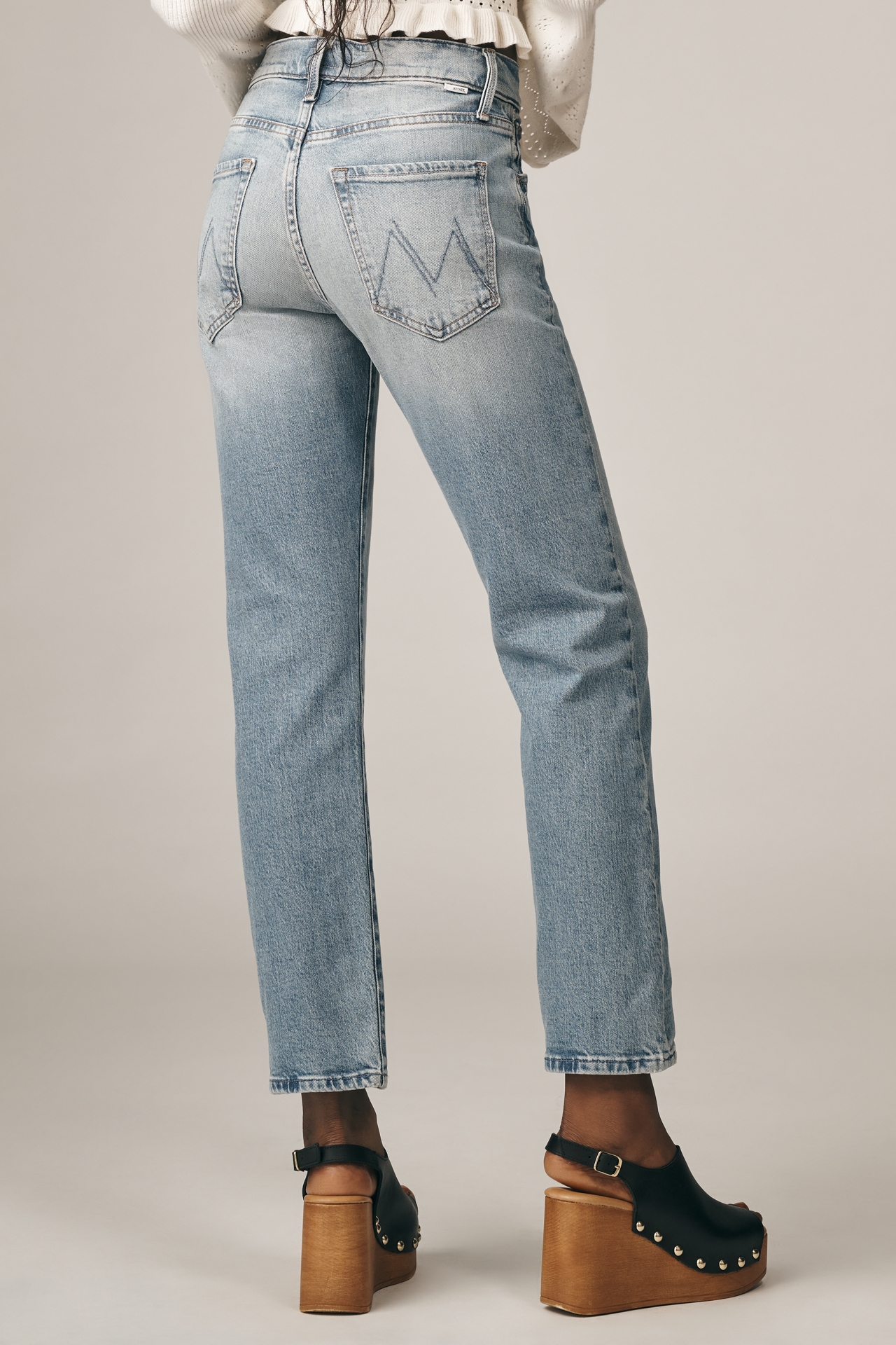 MOTHER The Hiker Hover Low-Rise Straight Jeans