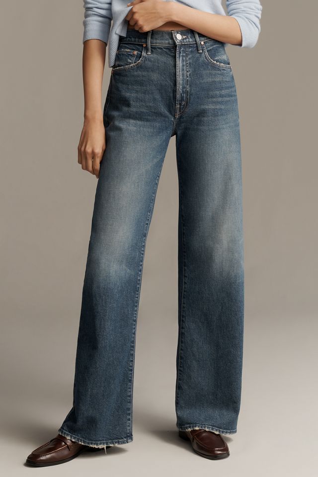 MOTHER The Lasso Sneak High-Rise Wide-Leg Jeans #1