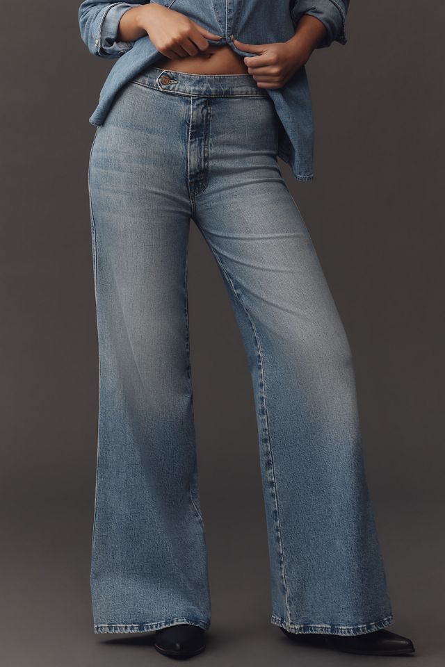 MOTHER The Tab Roller Skimp High-Rise Flare Jeans #1