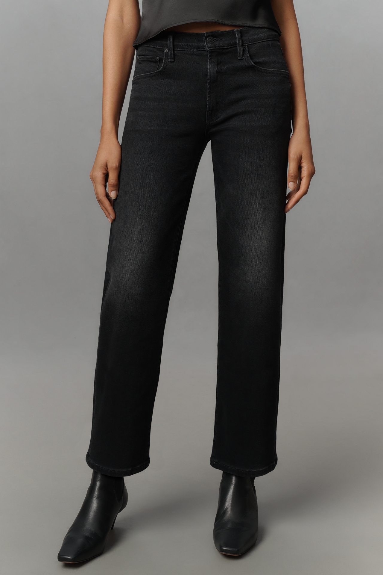 MOTHER The Rambler Mid-Rise Flood Jeans
