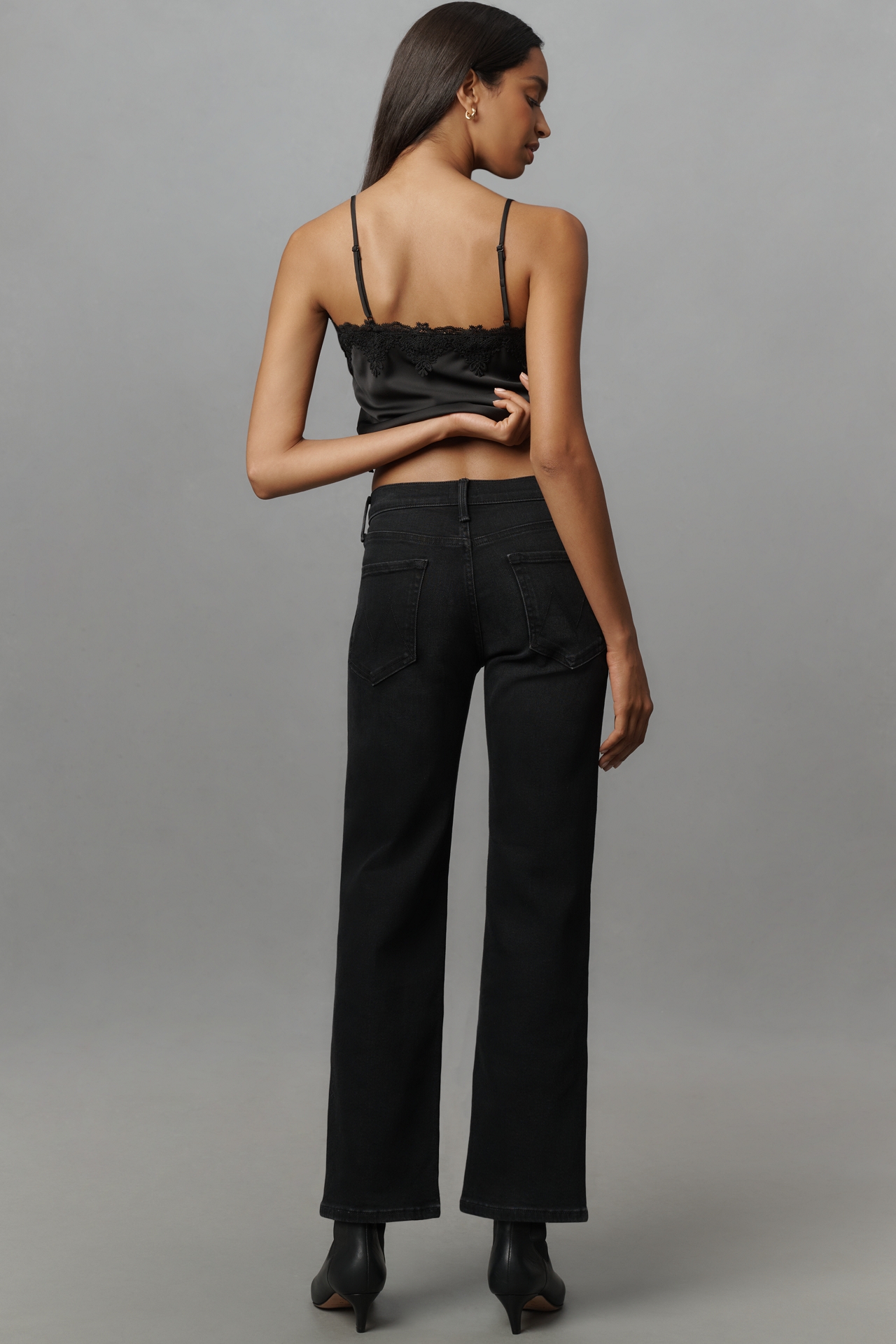 MOTHER The Rambler Mid-Rise Flood Jeans