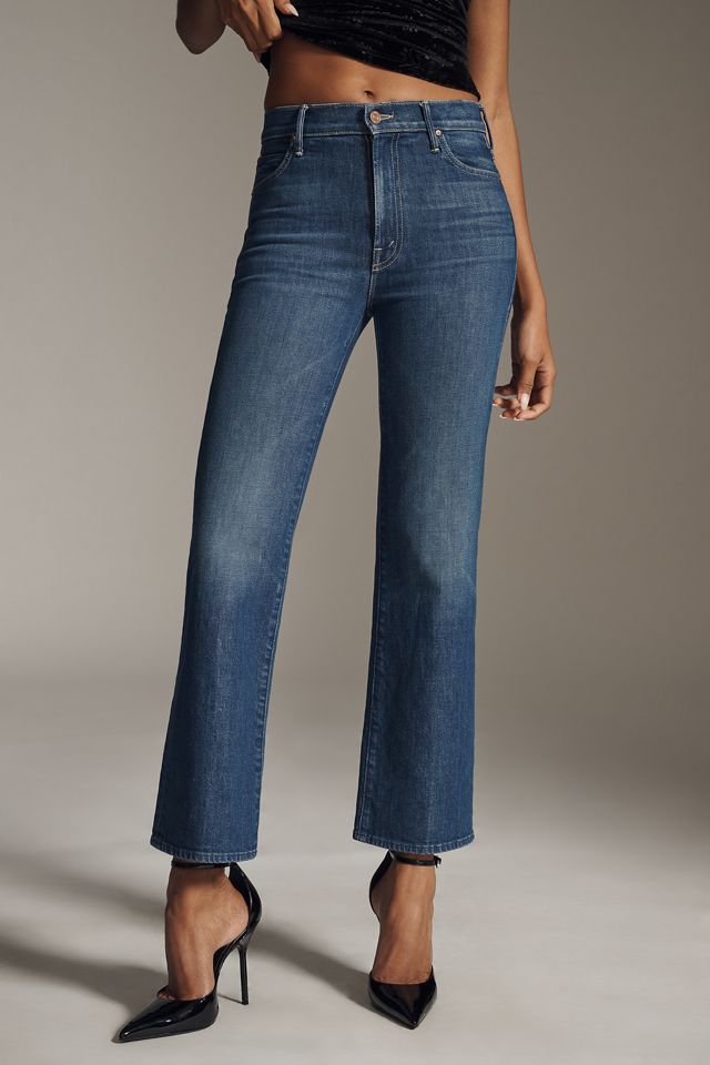 MOTHER The Kick It Flood High-Rise Straight-Leg Ankle Jeans #1