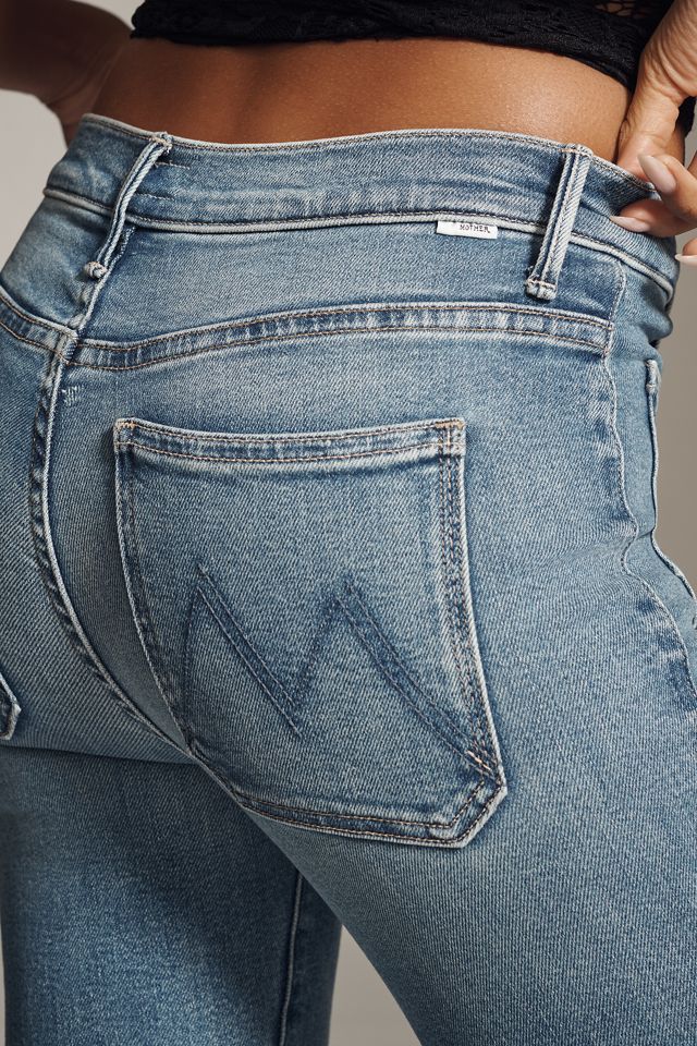 MOTHER The Patch Pocket Weekender Mid-Rise Flare Jeans #4