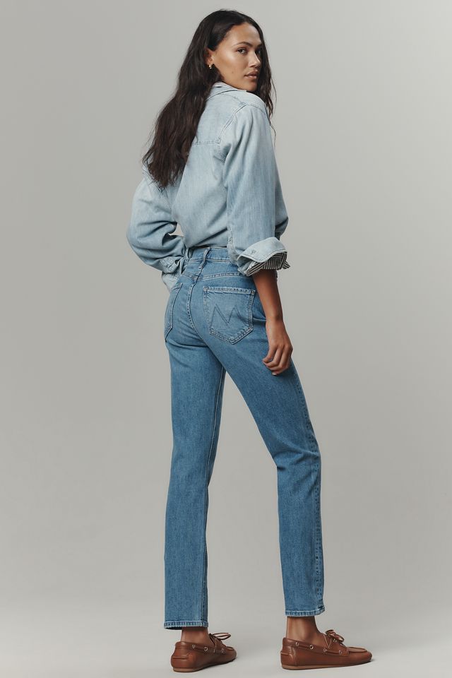 MOTHER The Dazzler Flood Mid-Rise Straight-Leg Jeans #3