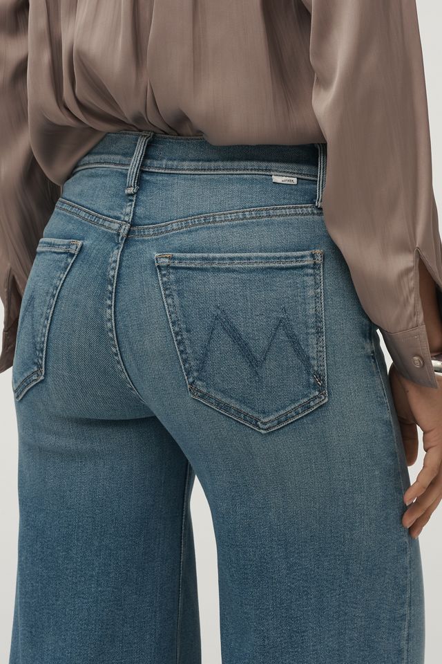 MOTHER The Tomcat Swisher Sneak High-Rise Wide-Leg Jeans #3