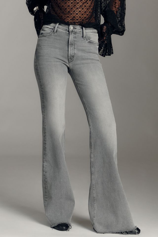 MOTHER The Doozy Fray High-Rise Flare Jeans #1