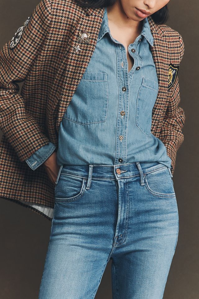 MOTHER The Hustler Mid-Rise Ankle Jeans #4