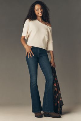 MOTHER The Weekender Mid-Rise Flare Jeans