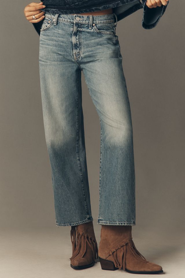 MOTHER The Dodger Flood High-Rise Straight-Leg Jeans #1