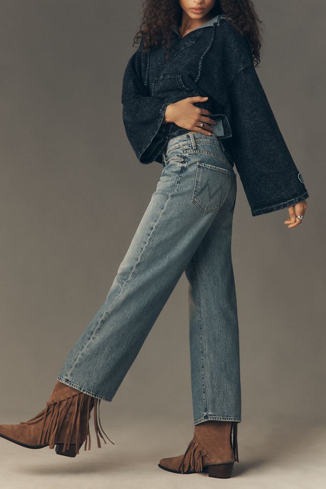 MOTHER The Dodger Flood High-Rise Straight-Leg Jeans #2