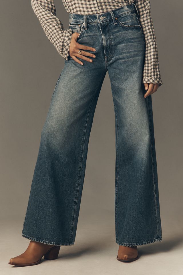 MOTHER The Ditcher Roller High-Rise Wide-Leg Jeans #1