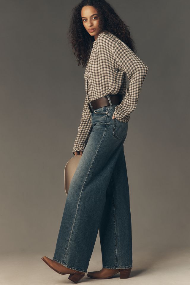 MOTHER The Ditcher Roller High-Rise Wide-Leg Jeans #2