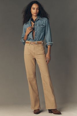 MOTHER The Bookie Sneak High-Rise Bootcut Jeans