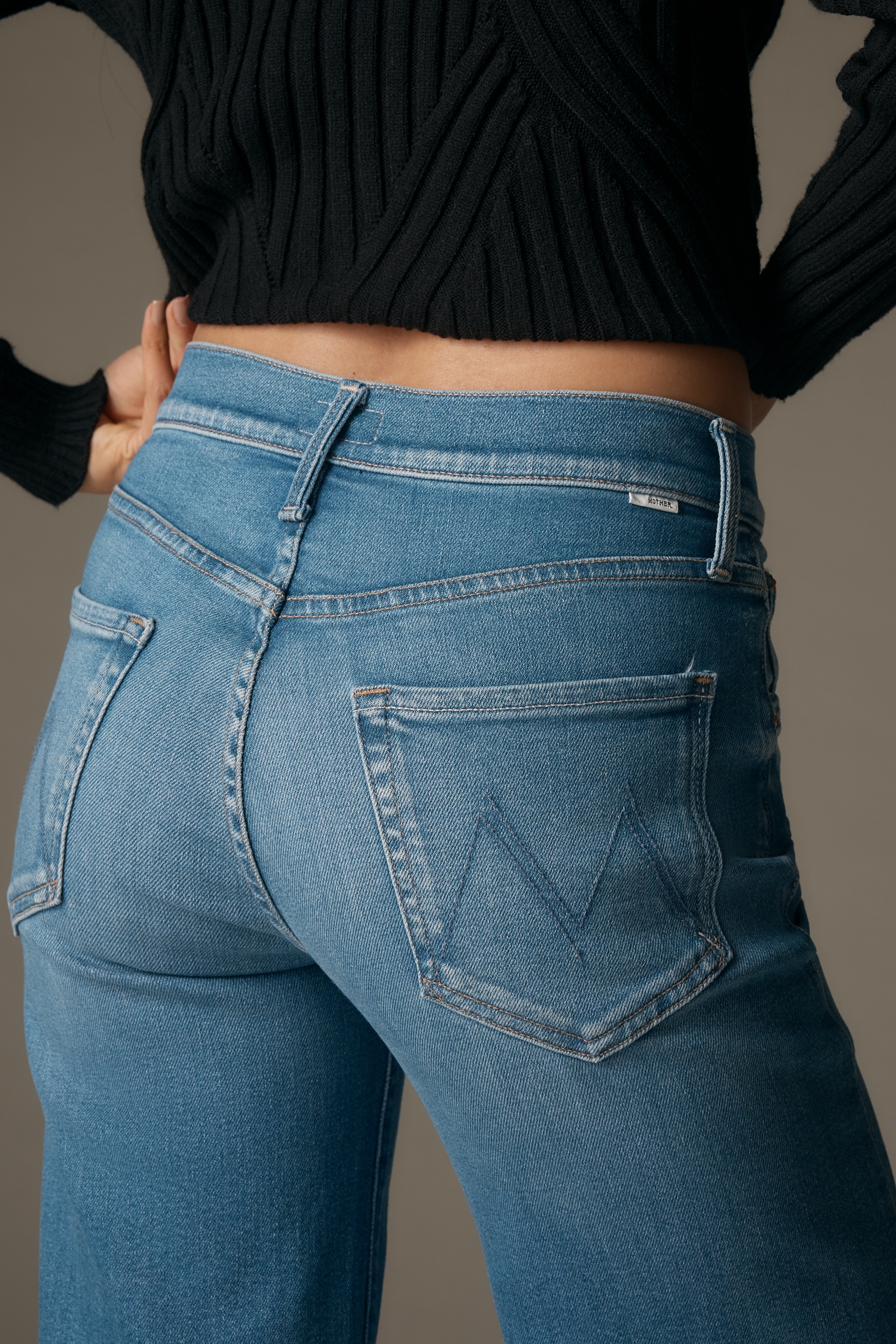 MOTHER The Rambler Mid-Rise Straight Jeans